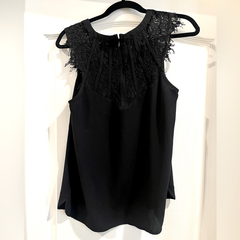 Brixon Ivy black lace top, medium